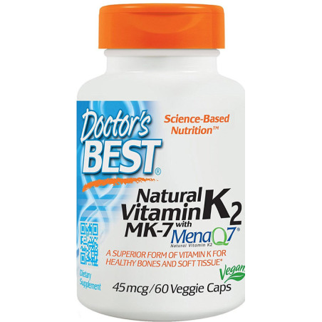 DOCTOR'S NATURAL VITAMIN K2MK7 45mcg 60 kaps