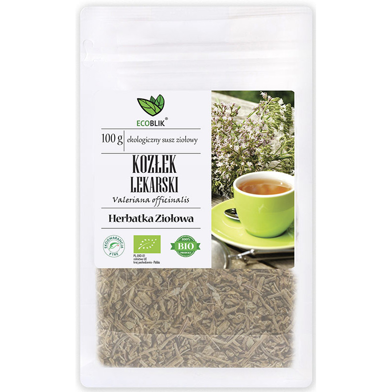ECOBLIK KOZŁEK LEKARSKI KORZEŃ EKO 100g ECOBLIK KOZŁEK LEKARSKI KORZEŃ EKO 100g