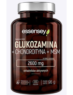 ESSENSEY GLUKOZAMINA+CHONDROITYNA+MSM 120kaps