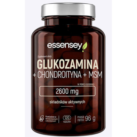 ESSENSEY GLUKOZAMINA+CHONDROITYNA+MSM 120kaps