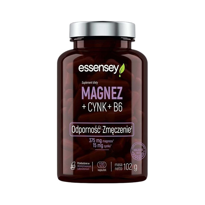 ESSENSEY MAGNEZ+CYNK+B6 120 kaps ESSENSEY MAGNEZ+CYNK+B6 120 kaps