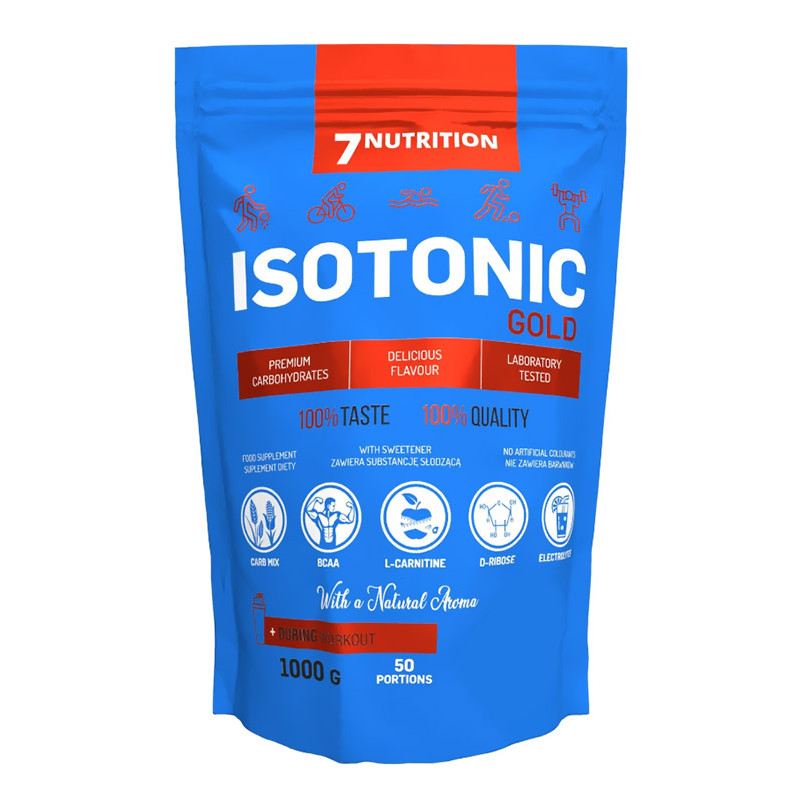 7 NUTRITION ISOTONIC GOLD 1000g - CYTRYNA 7 NUTRITION ISOTONIC GOLD 1000g - CYTRYNA