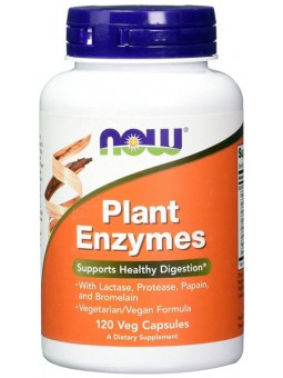 NOW PLANT ENZYMES 120 kaps