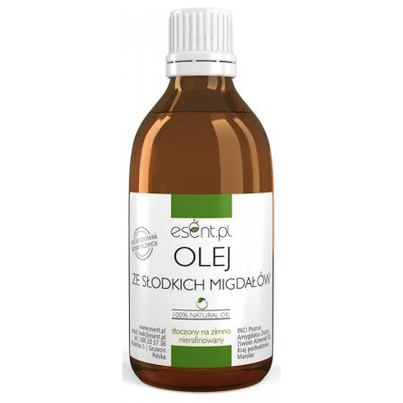 ESENT OLEJ ZE SŁODKICH MIGDAŁÓW nierafinow. 250ml