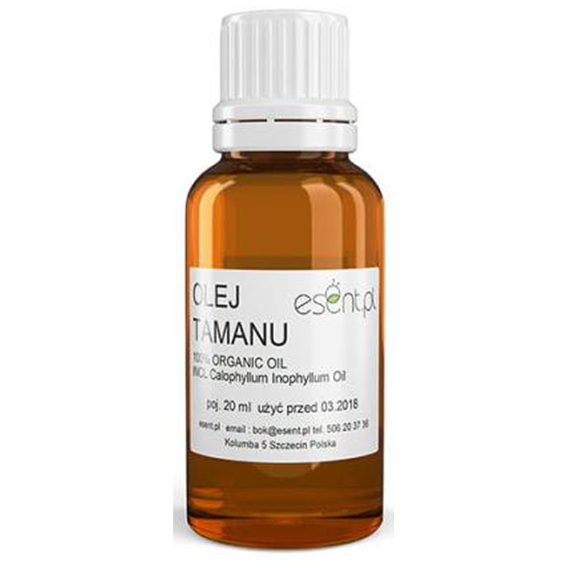 ESENT OLEJ TAMANU tłoczony na zimno - 20ml ESENT OLEJ TAMANU tłoczony na zimno - 20ml