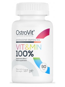 OSTROVIT 100% VIT&MIN 90 tabs