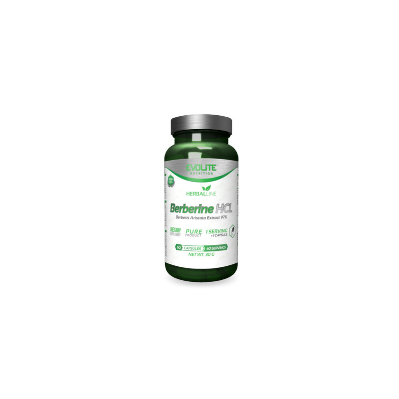 EVOLITE BERBERINE HCL 400mg 60kaps EVOLITE BERBERINE HCL 400mg 60kaps