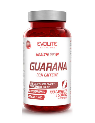 EVOLITE GUARANA 22% CAFFEINE 455mg -  100kaps