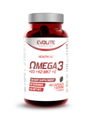 EVOLITE OMEGA3+D3+K2mk7+E - 60kaps