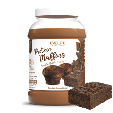 EVOLITE PROTEIN MUFFIN 1000g  BROWNIE