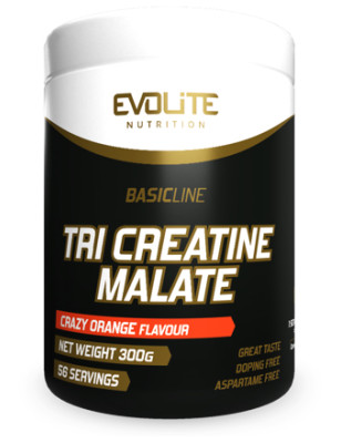 EVOLITE TRI CREATINE MALATE 300g Crazy Orange