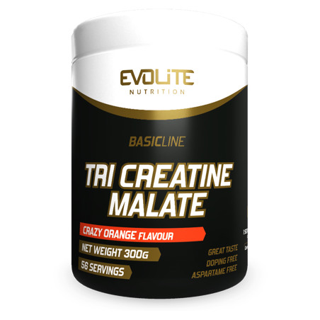 EVOLITE TRI CREATINE MALATE 300g Crazy Orange