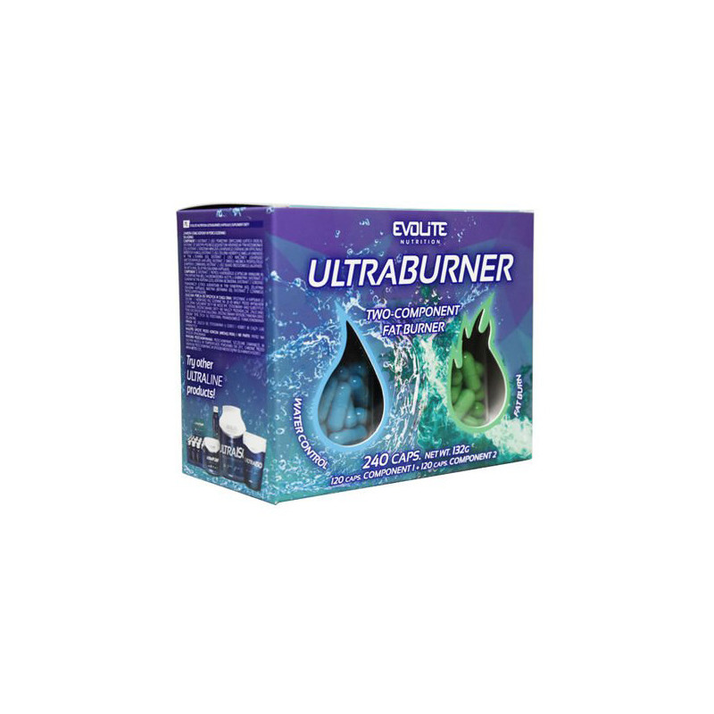 EVOLITE ULTRA BURNER 240 kaps EVOLITE ULTRA BURNER 240 kaps