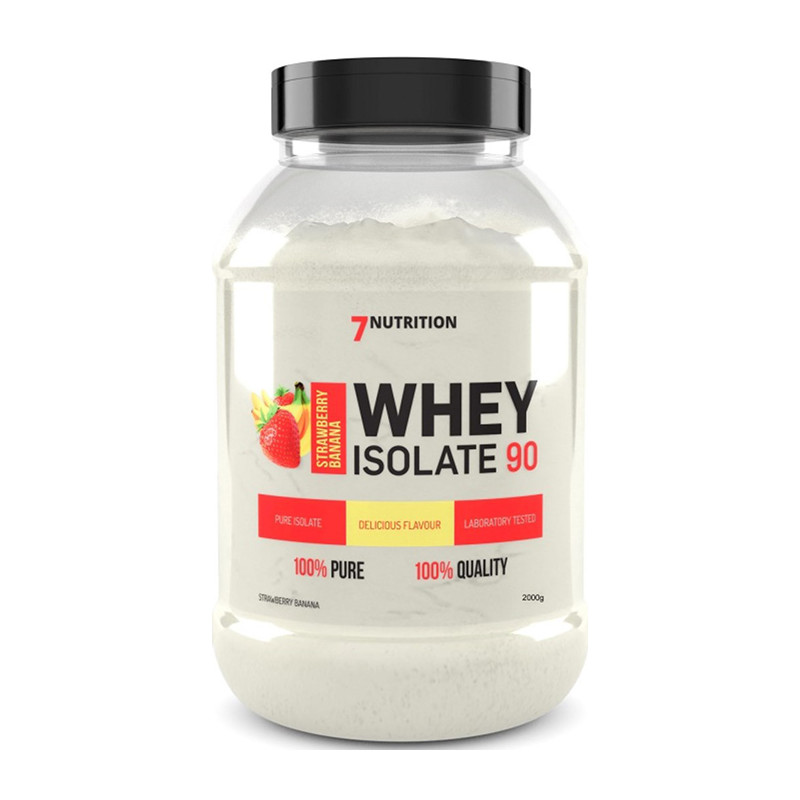 7 NUTRITION WHEY ISOLATE 90 - 2000g - banan 7 NUTRITION WHEY ISOLATE 90 - 2000g - banan