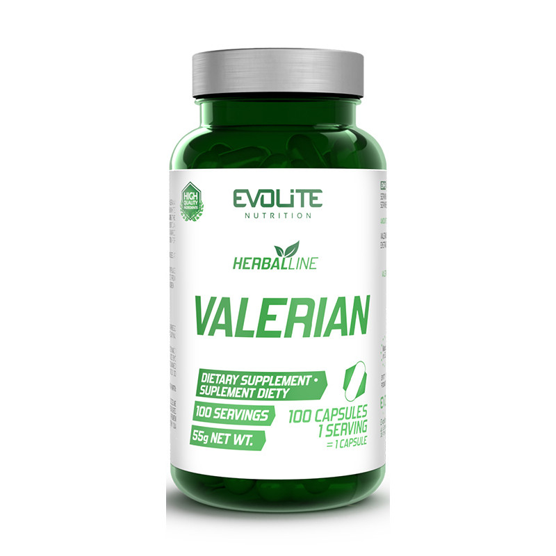 EVOLITE VALERIAN 450mg - 100kaps EVOLITE VALERIAN 450mg - 100kaps