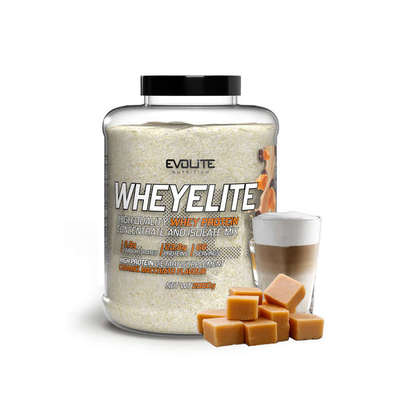 EVOLITE WHEYELITE 2000g caramel macchiato EVOLITE WHEYELITE 2000g caramel macchiato