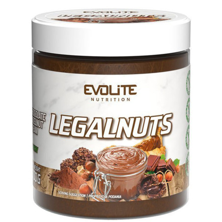 EVOLITE LEGALNUTS 500g CHOCOLATE HAZELNUT CRUNCHY