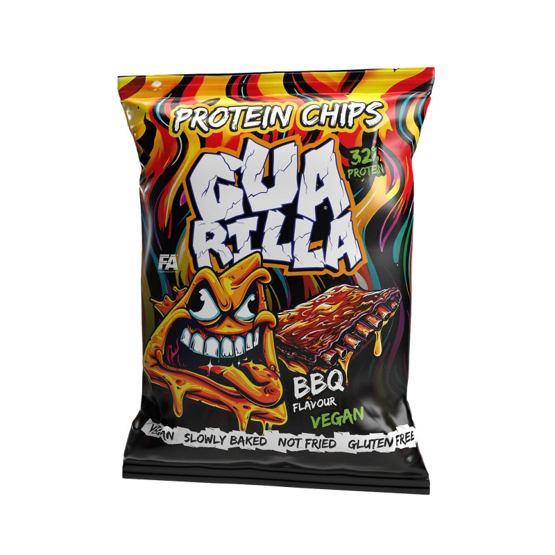 F.A. GUARILLA PROTEIN CHIPS 60 g Barbecue