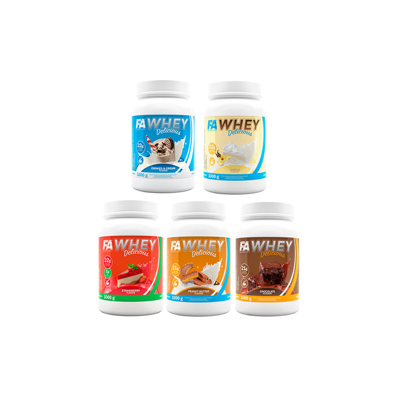 F.A. WHEY DELICIOUS 1 kg PEANUT BUTTER F.A. WHEY DELICIOUS 1 kg PEANUT BUTTER