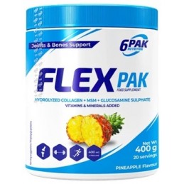 6PAK FLEX PAK 400g Pineapple