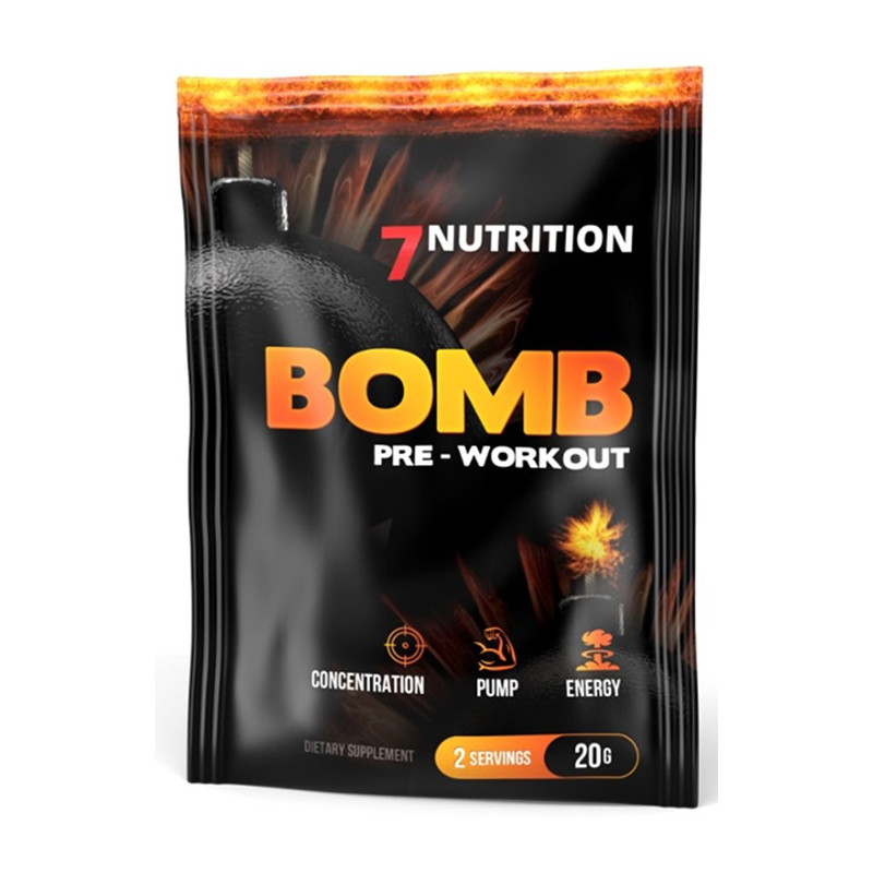 7 NUTRITION BOMB pre workout 20g 7 NUTRITION BOMB pre workout 20g