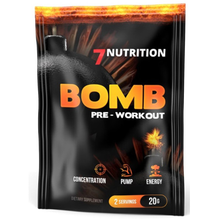 7 NUTRITION BOMB pre workout 20g