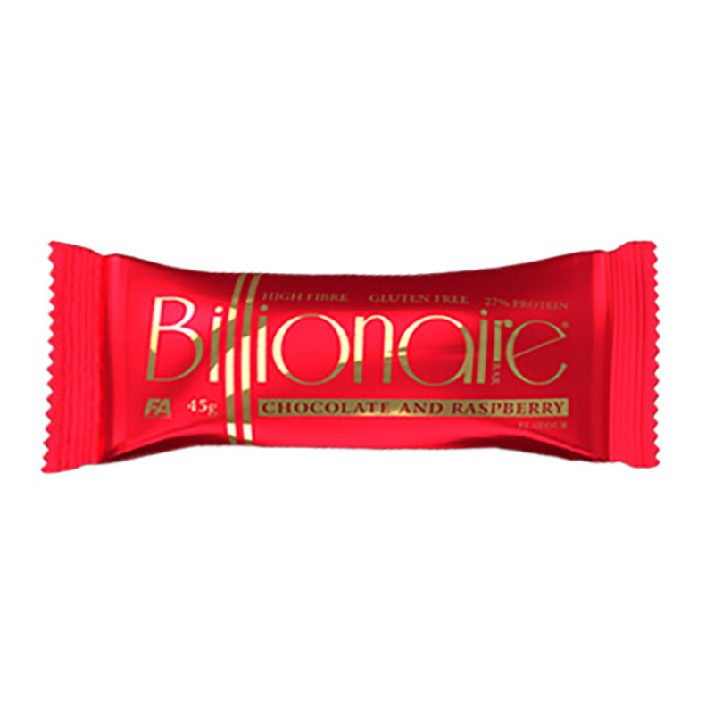 F.A. BILLIONAIRE BAR 45g Chocolate and Raspberry