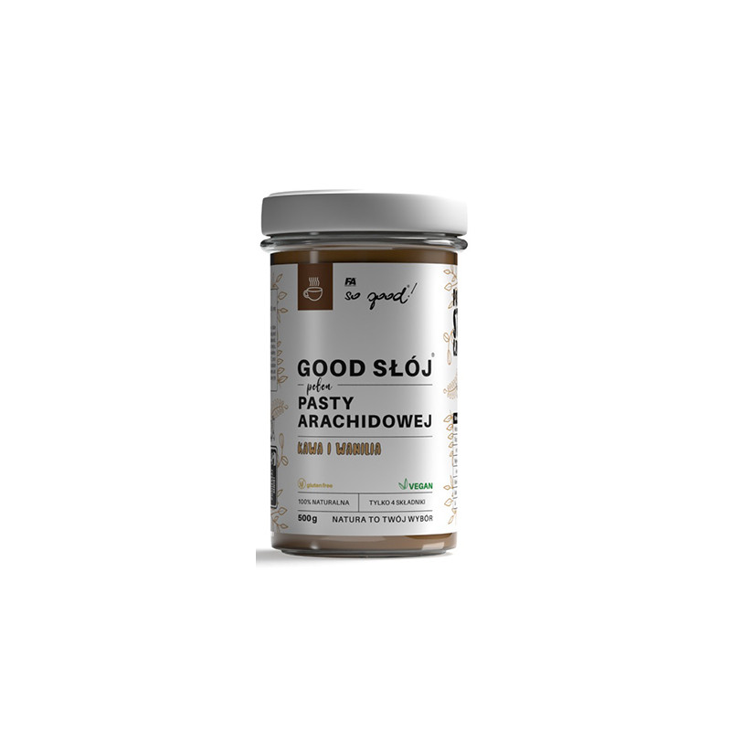 F.A. SO GOOD PASTA ARACHID. Z KAWĄ I WANILĄ 500g F.A. SO GOOD PASTA ARACHID. Z KAWĄ I WANILĄ 500g