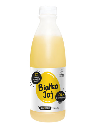 FARMA BIAŁKA 100% PŁYNNE BIAŁKO JAJ 1KG
