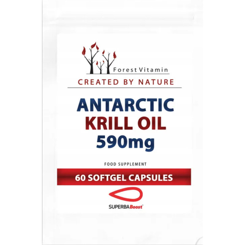 FOREST VITAMIN KRYL SUPERBA BOOST 590mg -  60 kaps FOREST VITAMIN KRYL SUPERBA BOOST 590mg -  60 kaps