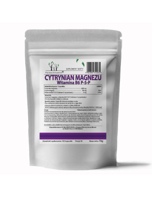 FOREST VITAMIN MAGNEZ 600mg+P5P 100kaps