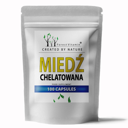 FOREST VITAMIN MIEDŹ GLICYNIAN 100 kaps