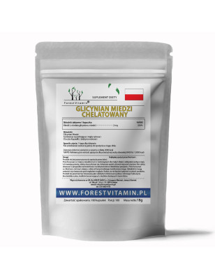 FOREST VITAMIN MIEDŹ GLICYNIAN 100 kaps