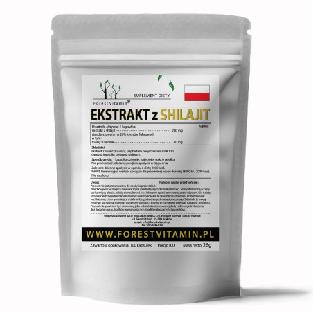 FOREST VITAMIN MUMIO -100 kaps