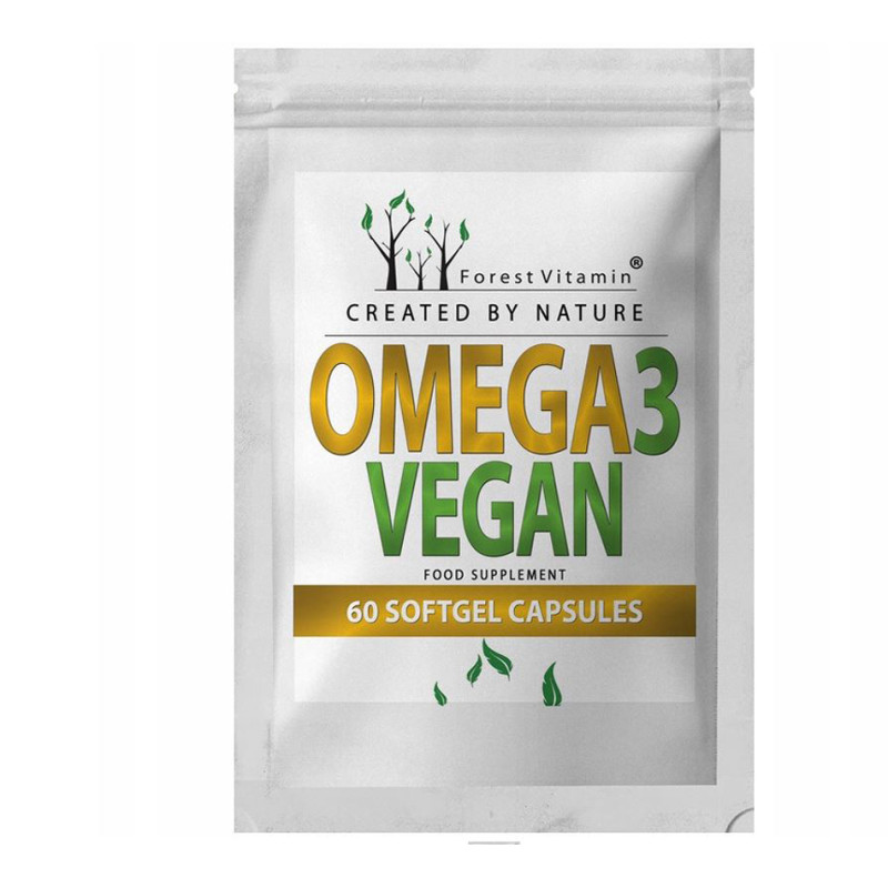 FOREST VITAMIN OMEGA 3 - 60 kaps Vegan FOREST VITAMIN OMEGA 3 - 60 kaps Vegan