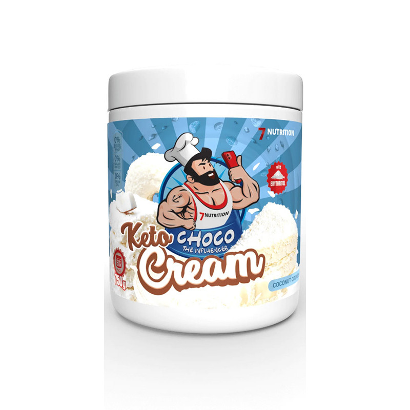 7 NUTRITION CREAM KETO 750g - COCONUT CRUNCH 7 NUTRITION CREAM KETO 750g - COCONUT CRUNCH