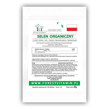 FOREST VITAMIN SELEN - 100 tabl