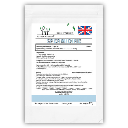 FOREST VITAMIN SPERMIDYNA 10mg - 60 kaps