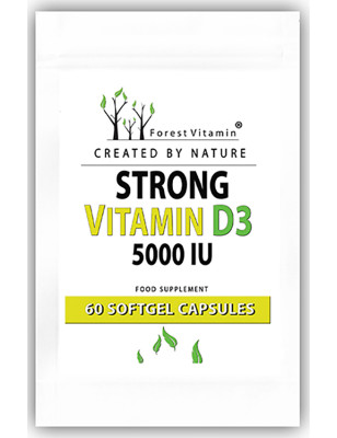 FOREST VITAMIN D3 5000IU - 60 kaps
