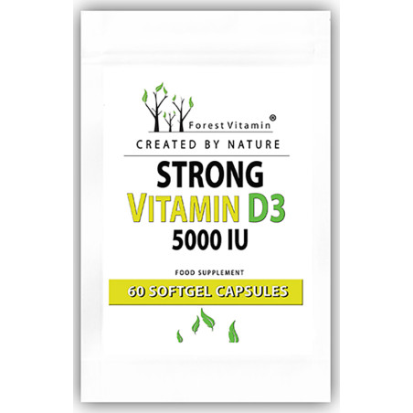 FOREST VITAMIN D3 5000IU - 60 kaps