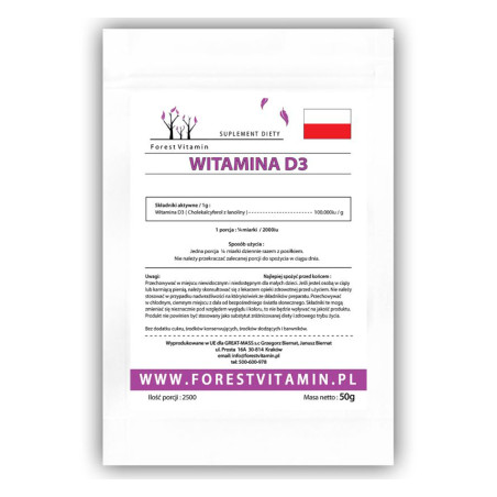 FOREST VITAMIN D3 - 50 g