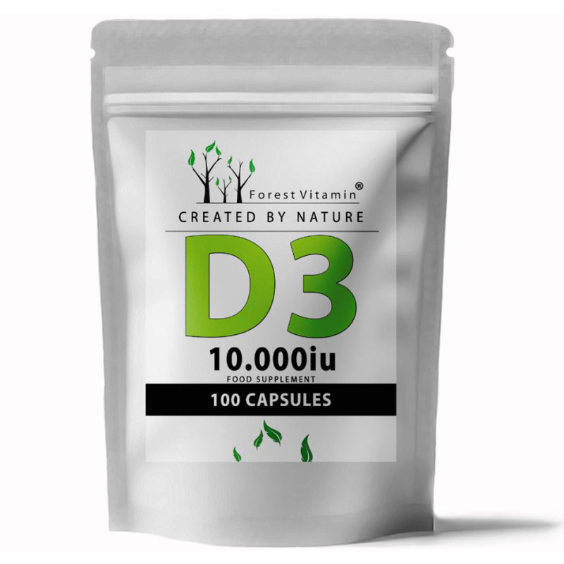 FOREST VITAMIN D3 10.000 iu - 100 kaps FOREST VITAMIN D3 10.000 iu - 100 kaps