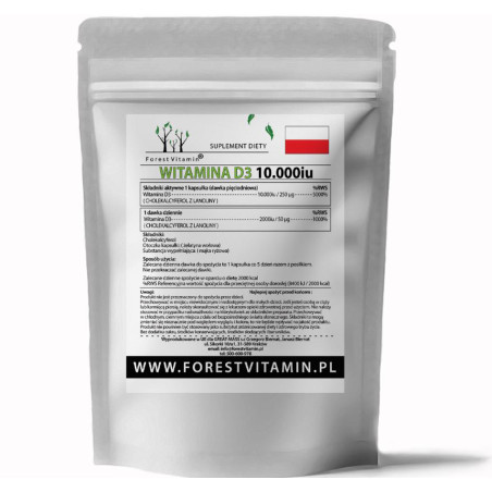 FOREST VITAMIN D3 10.000 iu - 100 kaps