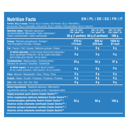 7 NUTRITION CYCIC DEXTRIN 900g