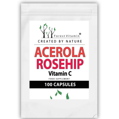 FOREST VITAMIN ACEROLA+DZIKA RÓŻA - 100 kaps