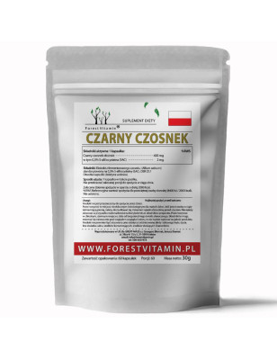 FOREST VITAMIN CZARNY CZOSNEK 400 mg - 60 kaps