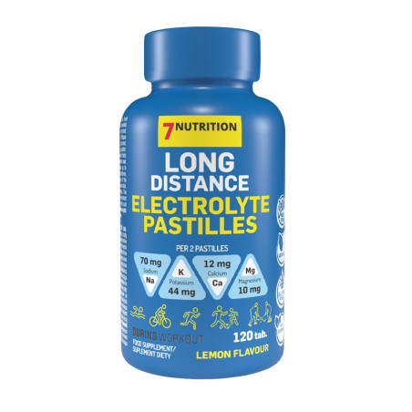 7 NUTRITION LONG DISTANCE EL 120 tabl - Lemon
