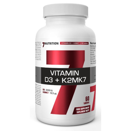 7 NUTRITION VITAMIN D3 + K2MK7 - 60tabl