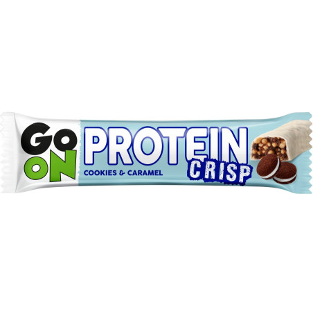 GO ON BATON PROTEINOWY CRISP 50g CIASTKO-KARMEL