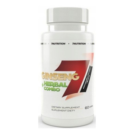 7 NUTRITION GINSENG+ HERBAL COMBO 60kaps